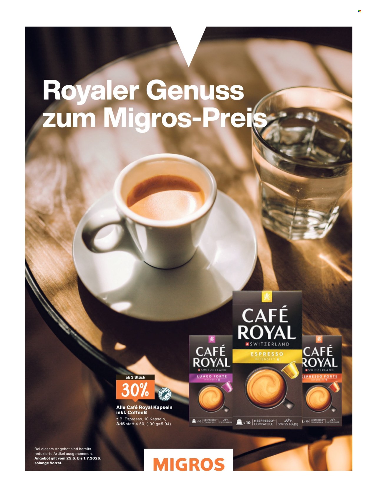 Catalogue Migros - 24.6.2026 - 1.7.2026. Page 8. Page 8