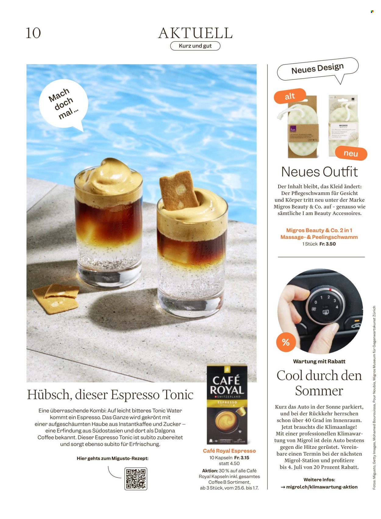 Catalogue Migros - 24.6.2026 - 1.7.2026. Page 10. Page 10