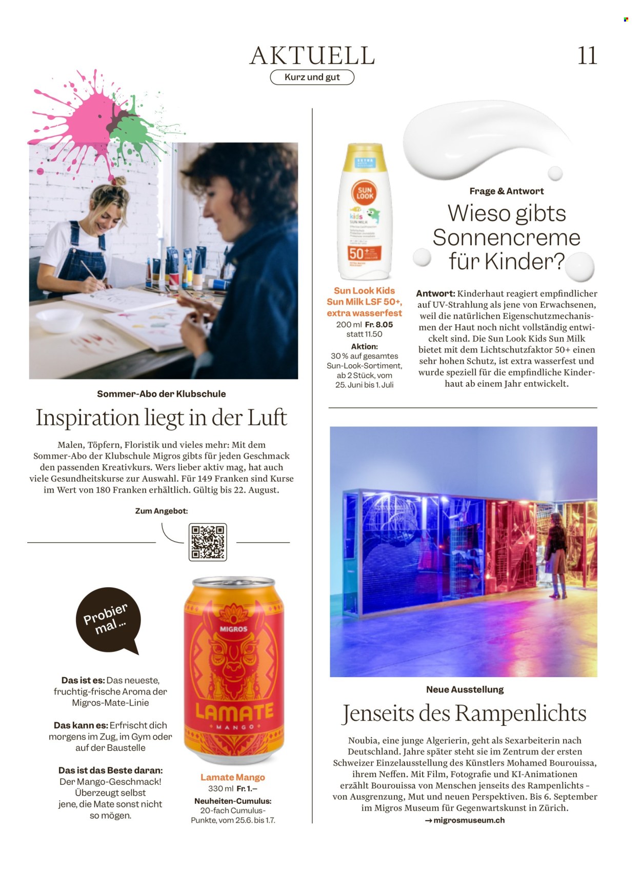 Catalogue Migros - 24.6.2026 - 1.7.2026. Page 11. Page 11