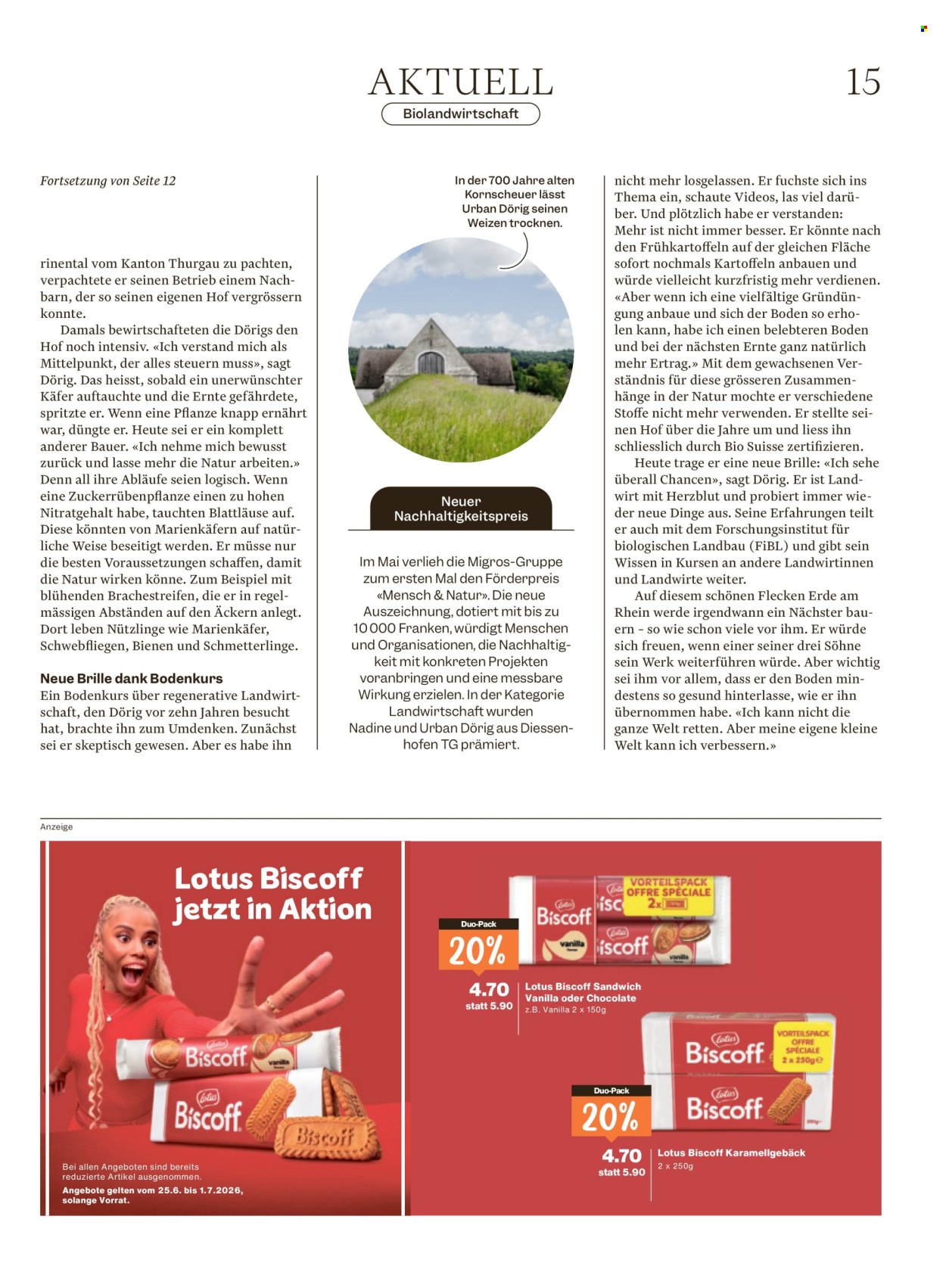 Catalogue Migros - 24.6.2026 - 1.7.2026. Page 15. Page 15