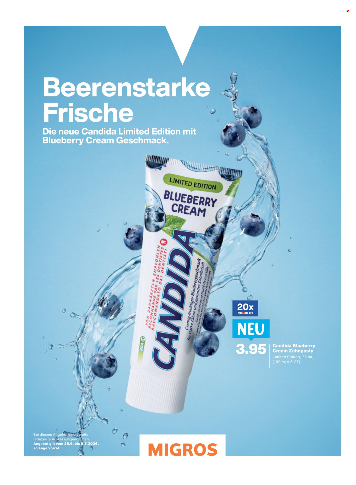Catalogue Migros - 24.6.2026 - 1.7.2026. Page 20. Page 20