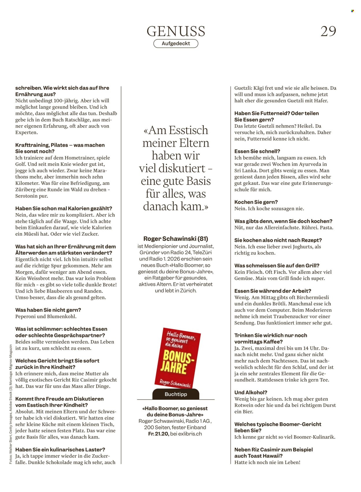 Catalogue Migros - 24.6.2026 - 1.7.2026. Page 29. Page 29
