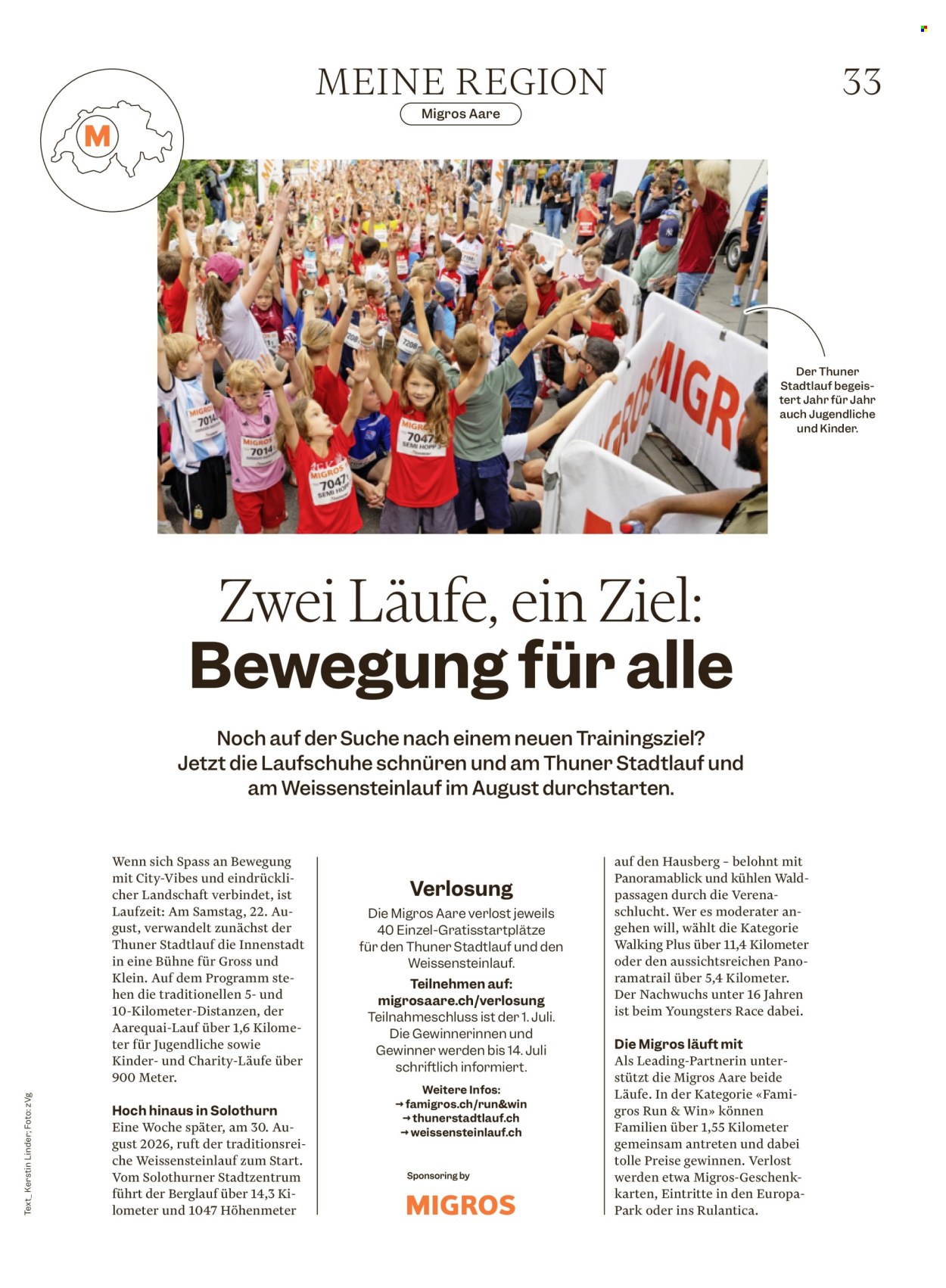 Catalogue Migros - 24.6.2026 - 1.7.2026. Page 33. Page 33