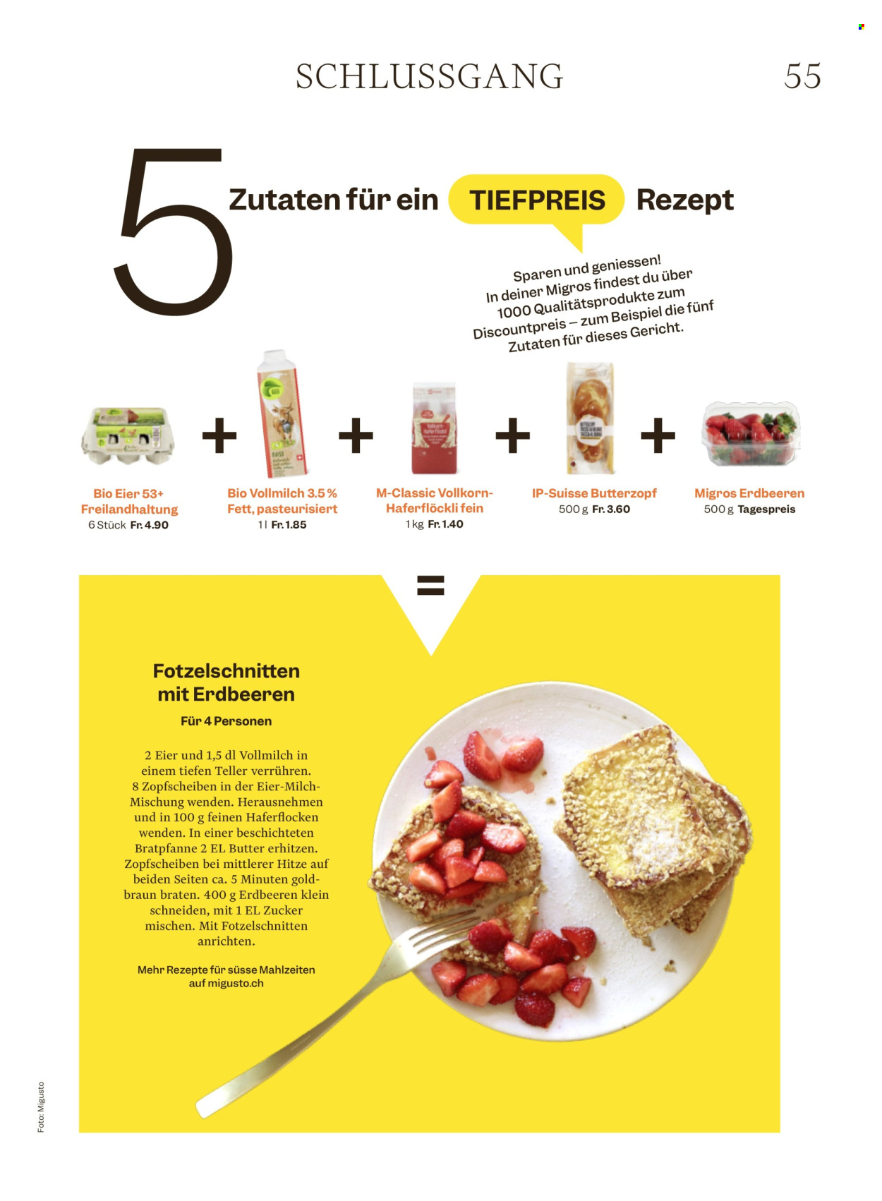 Catalogue Migros - 24.6.2026 - 1.7.2026. Page 55. Page 55