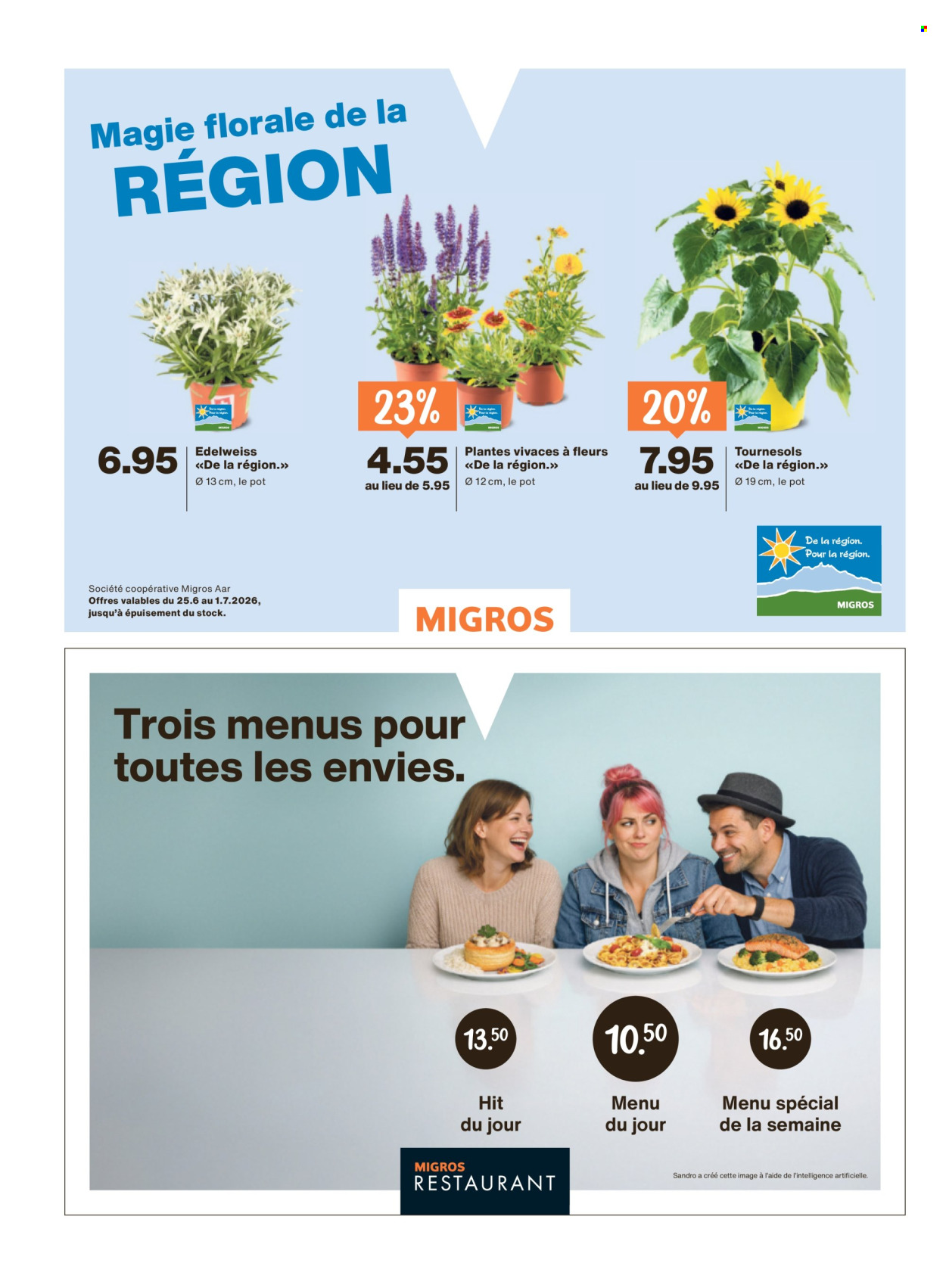 Catalogue Migros - 24.6.2026 - 1.7.2026. Page 38. Page 38