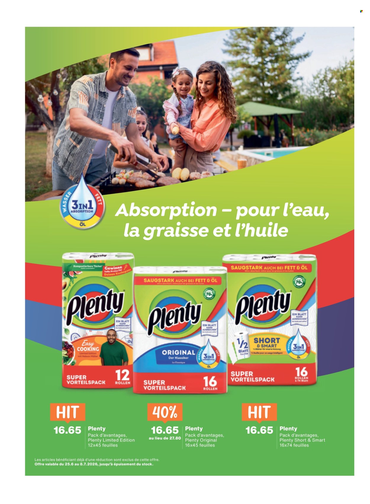 Catalogue Migros - 24.6.2026 - 1.7.2026. Page 44. Page 44