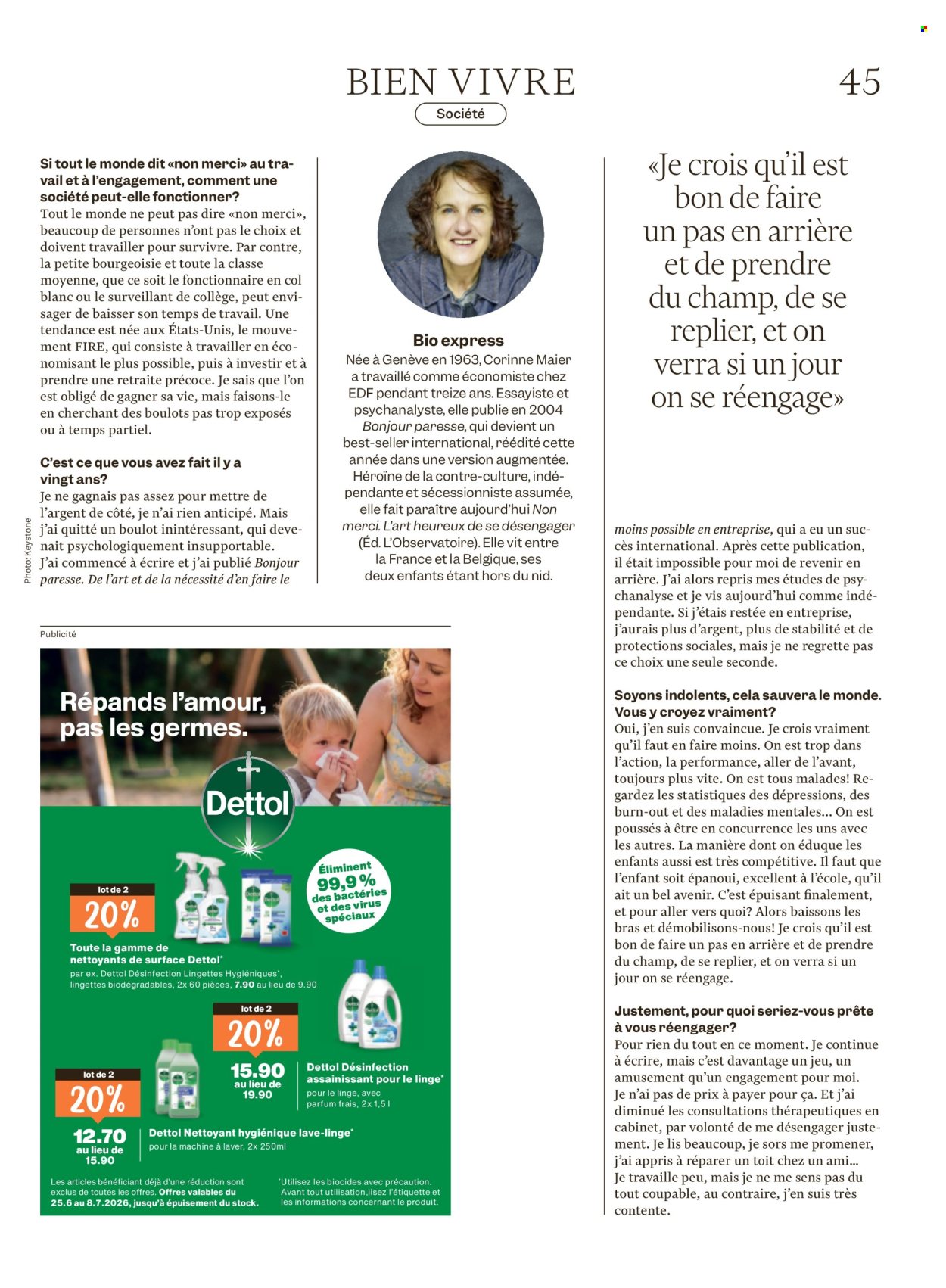 Catalogue Migros - 24.6.2026 - 1.7.2026. Page 45. Page 45