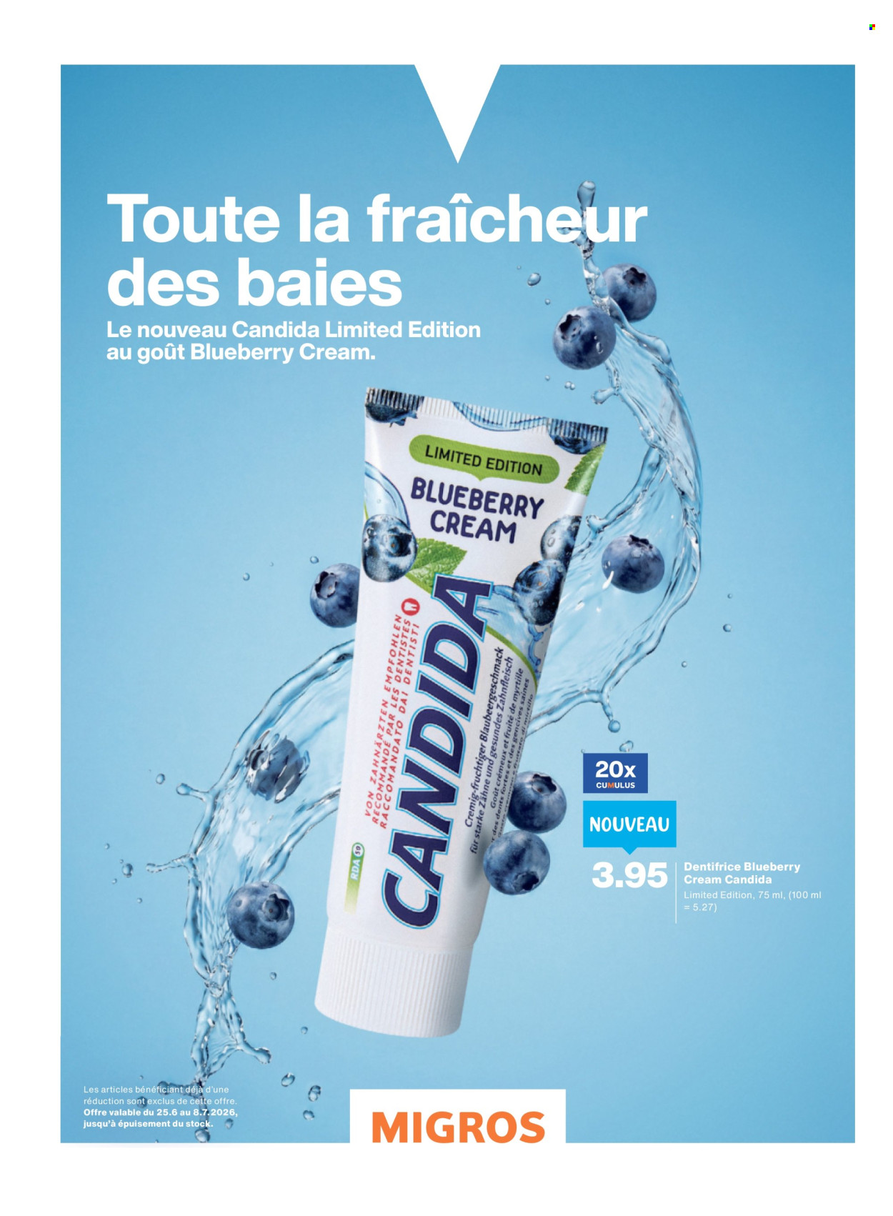 Catalogue Migros - 24.6.2026 - 1.7.2026. Page 54. Page 54