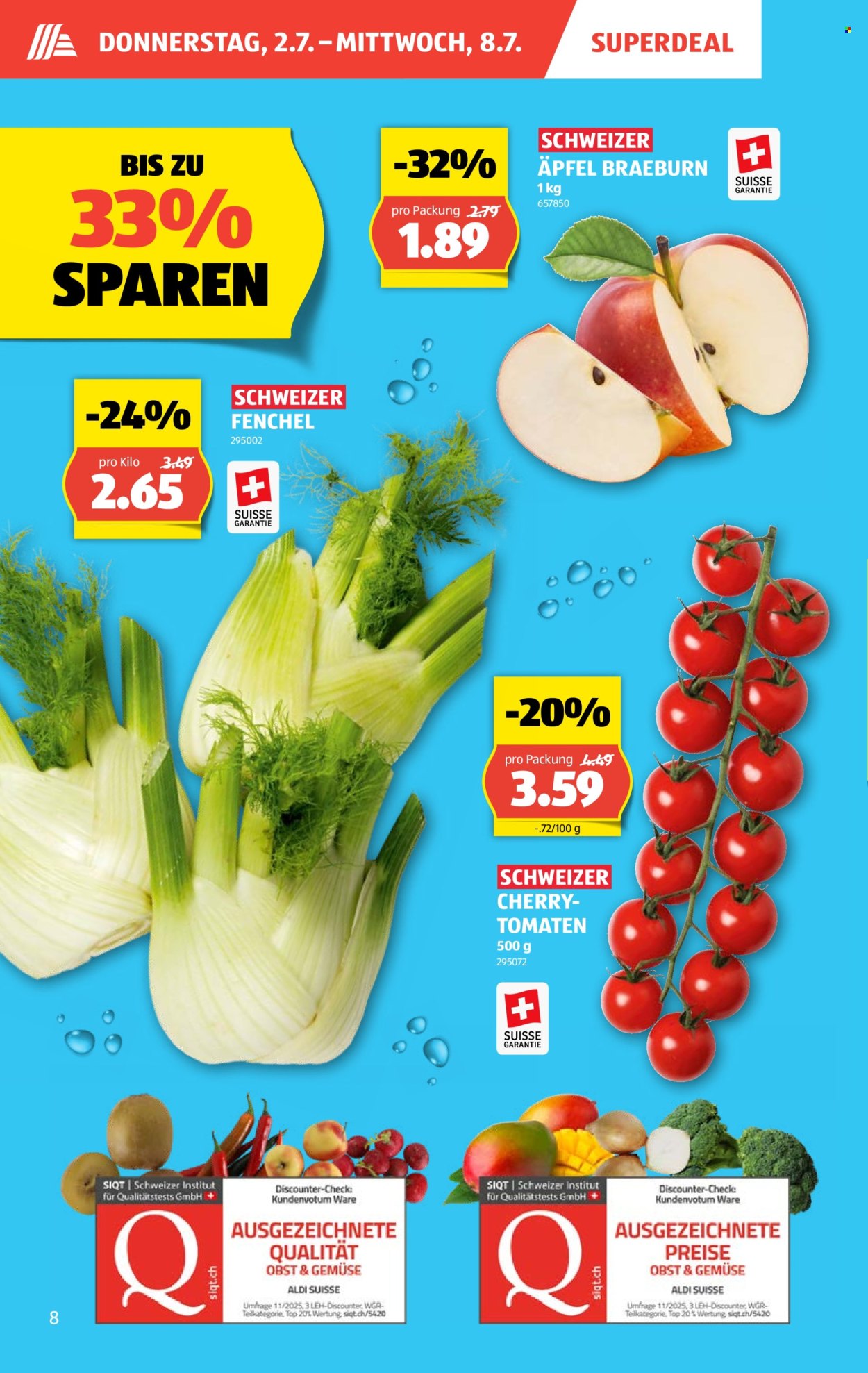 Catalogue Aldi - 2.7.2026 - 8.7.2026. Page 8. Page 8