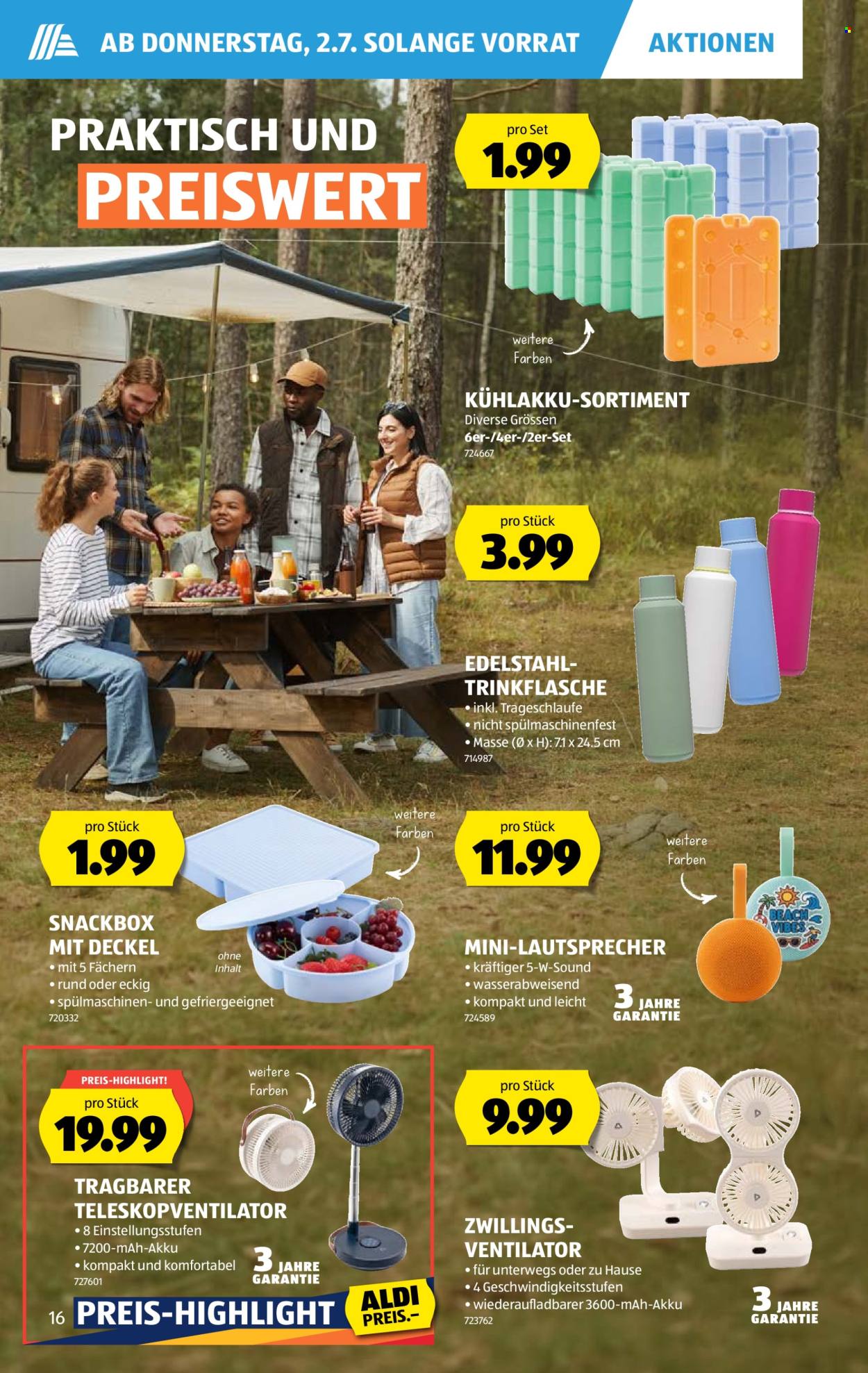Catalogue Aldi - 2.7.2026 - 8.7.2026. Page 16. Page 16