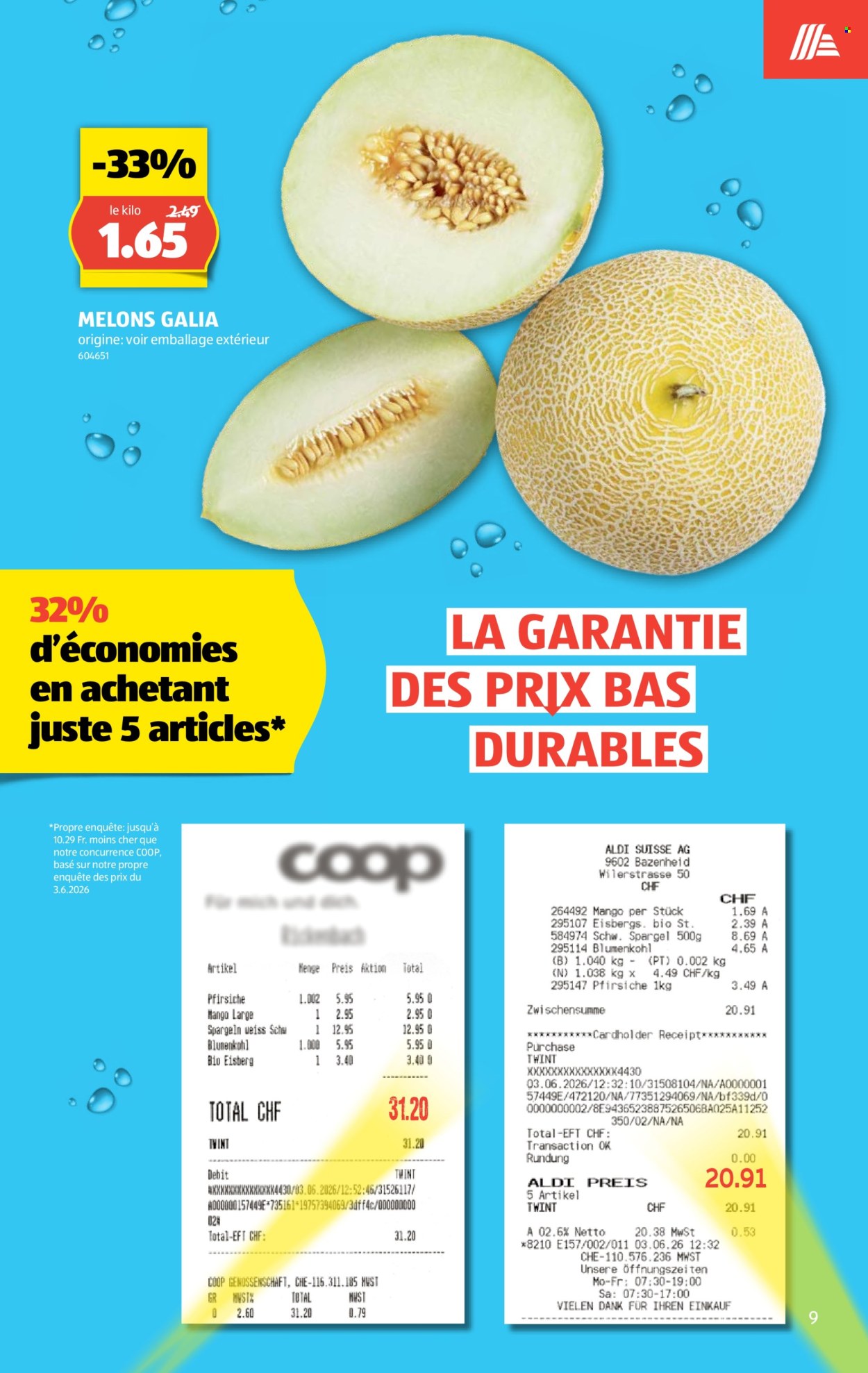 Catalogue Aldi - 2.7.2026 - 8.7.2026. Page 9. Page 9
