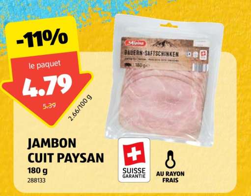 JAMBON CUIT PAYSAN