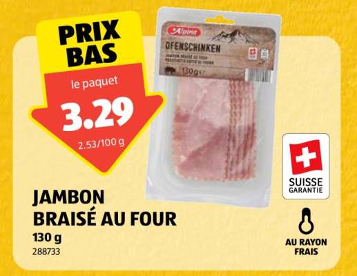 JAMBON BRAISÉ AU FOUR