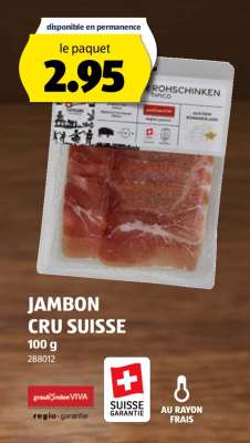 JAMBON CRU SUISSE