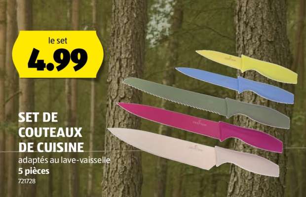 SET DE COUTEAUX DE CUISINE