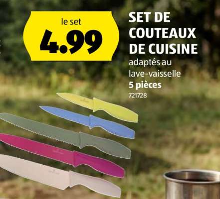 SET DE COUTEAUX DE CUISINE