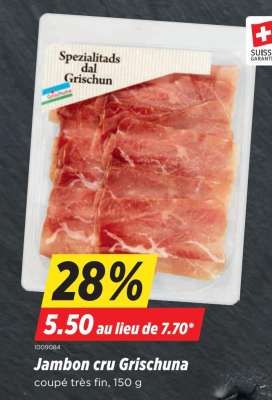 Jambon cru Grischuna