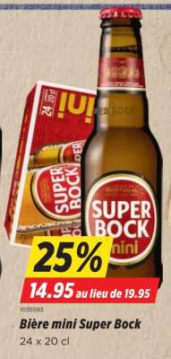 Bière mini Super Bock