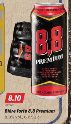 Bière forte 8,8 Premium