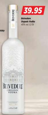 Belvedere Organic Vodka