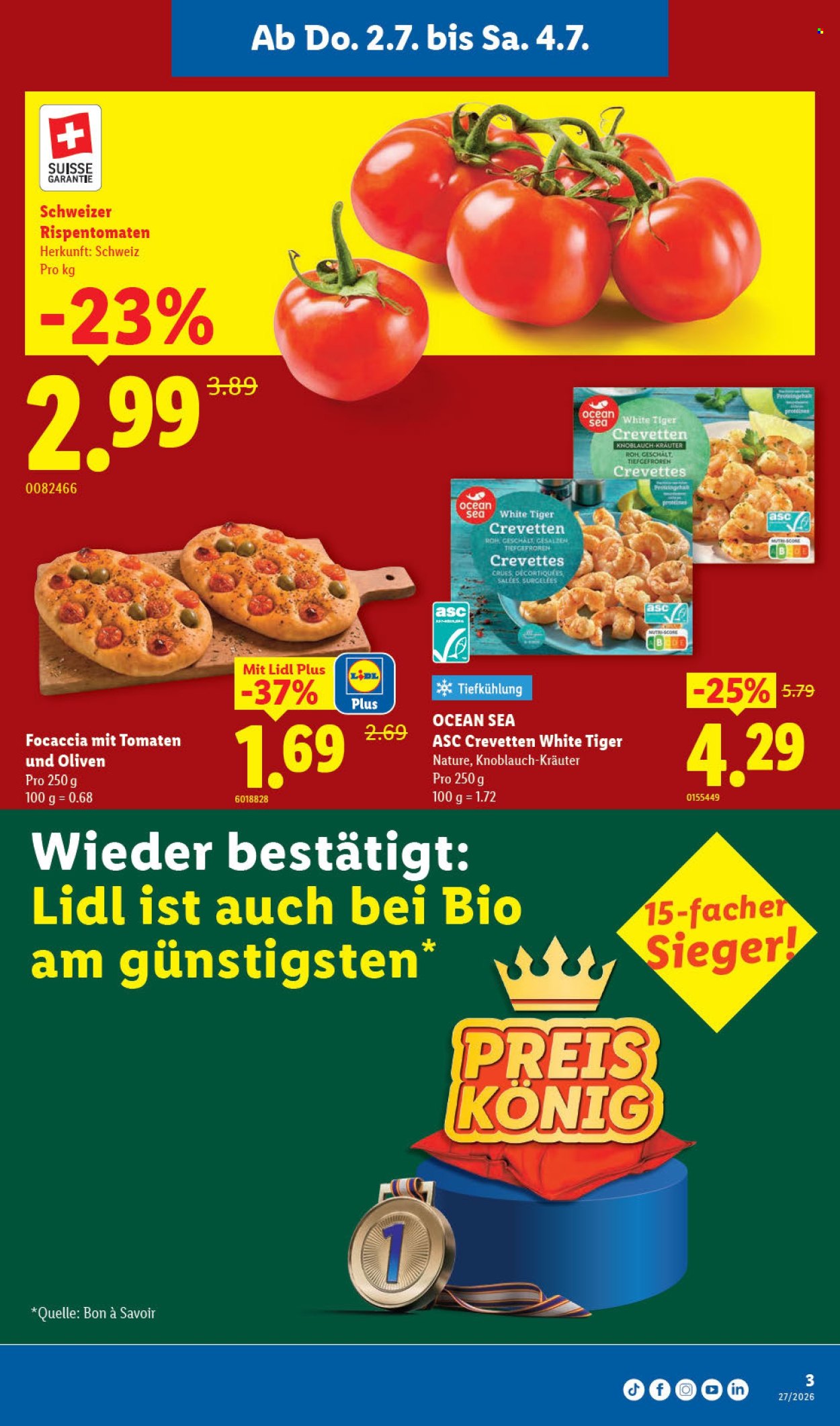 Catalogue Lidl - 2.7.2026 - 8.7.2026. Page 3. Page 3