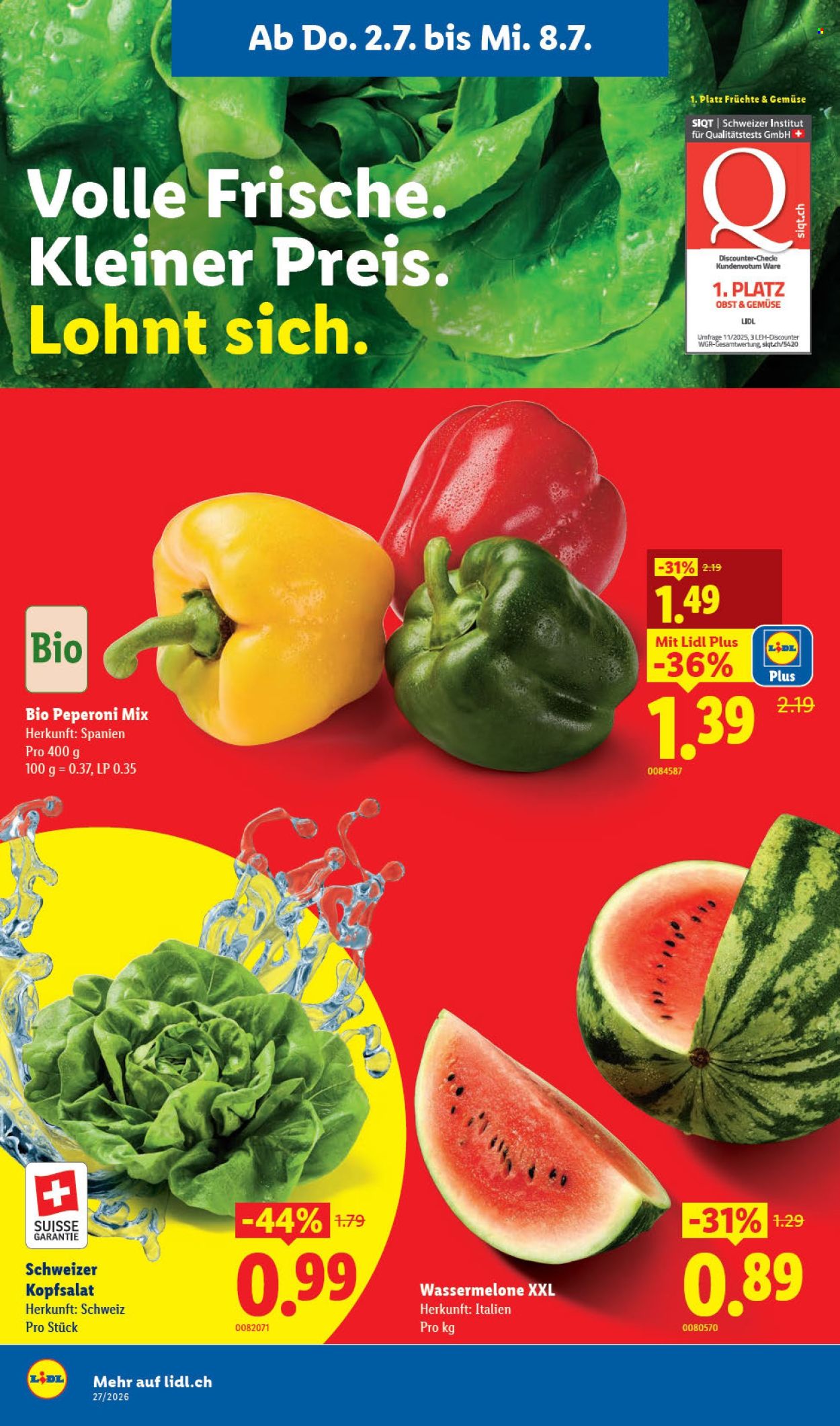 Catalogue Lidl - 2.7.2026 - 8.7.2026. Page 4. Page 4