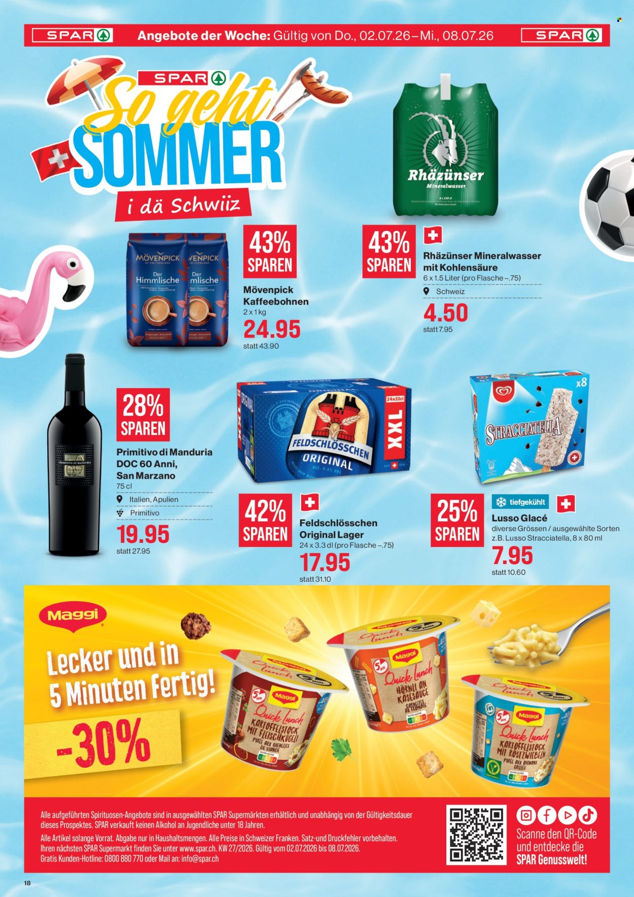 Catalogue SPAR - 2.7.2026 - 8.7.2026. Page 18. Page 18