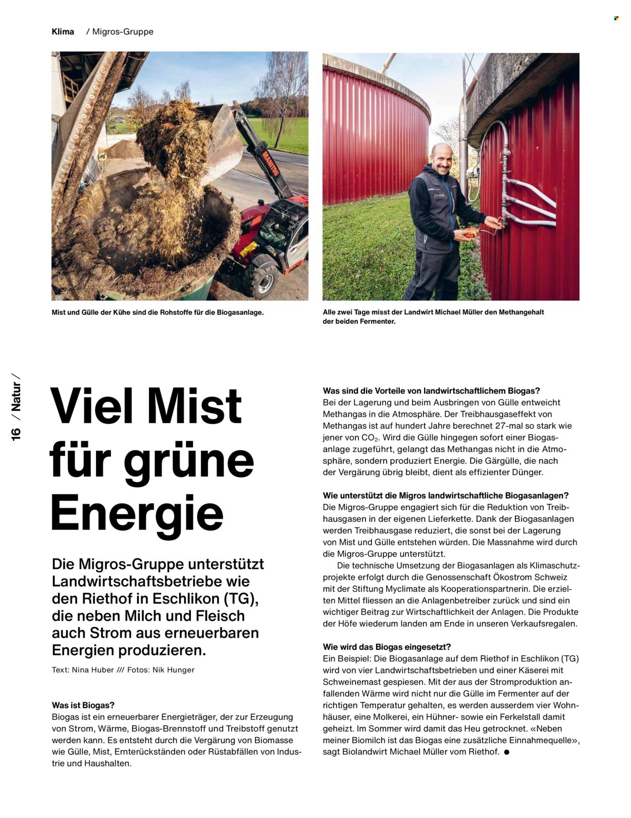 Catalogue Migros. Page 18. Page 18
