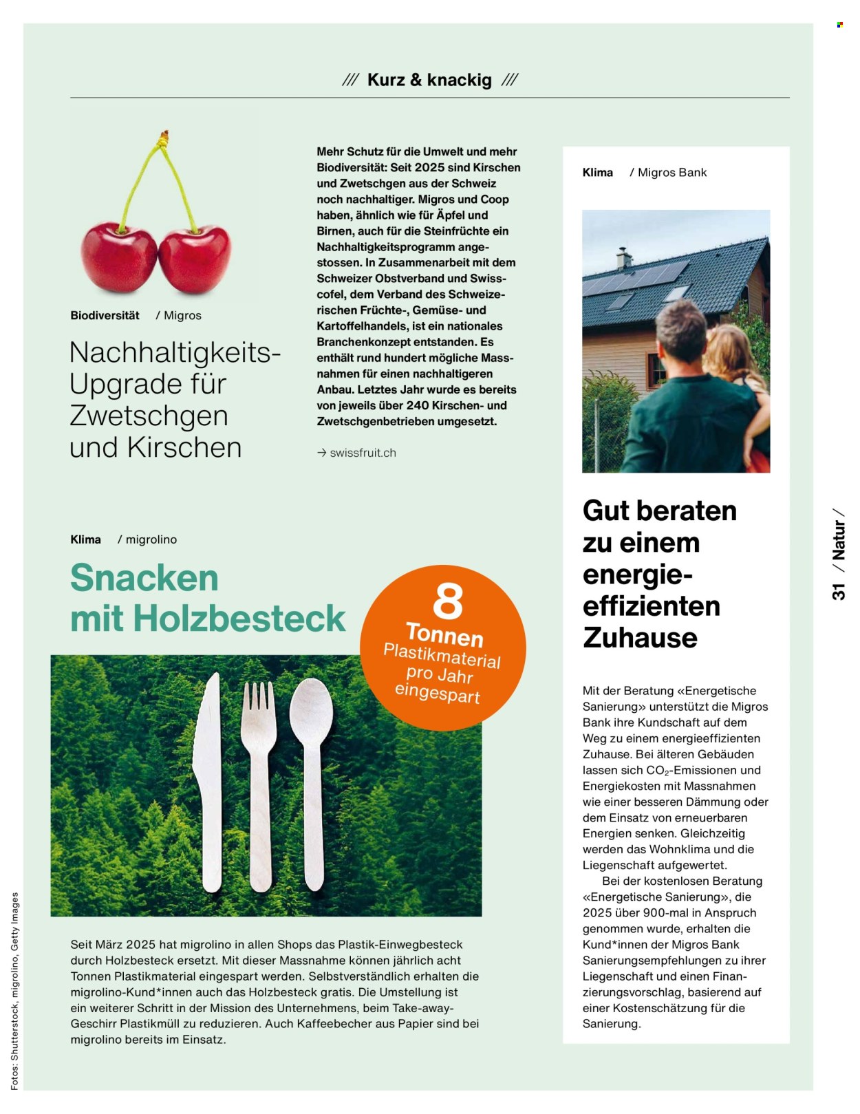 Catalogue Migros. Page 33. Page 33