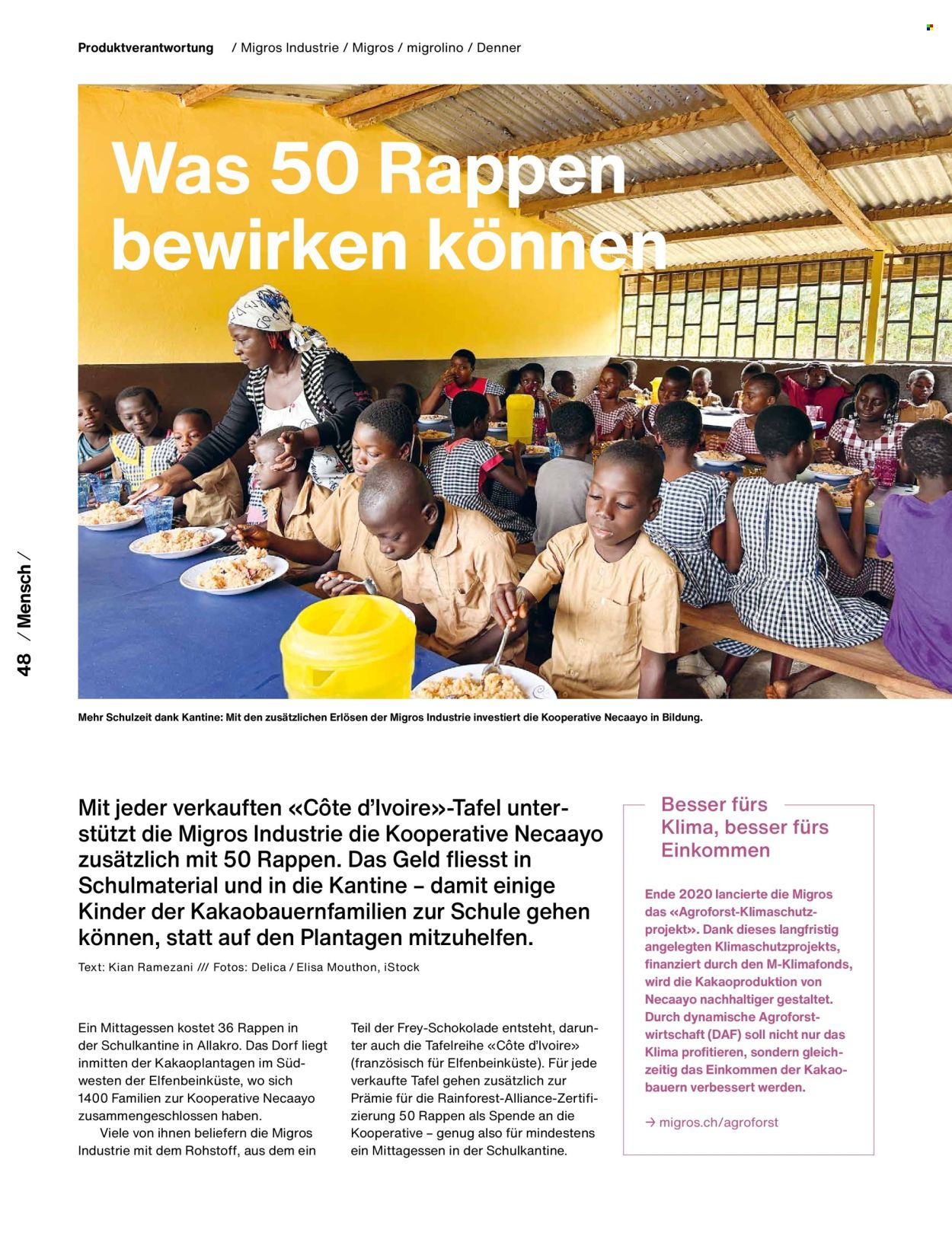 Catalogue Migros. Page 50. Page 50