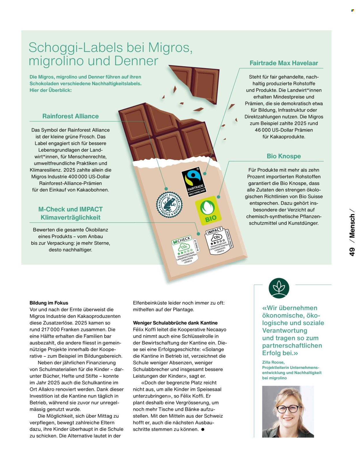Catalogue Migros. Page 51. Page 51