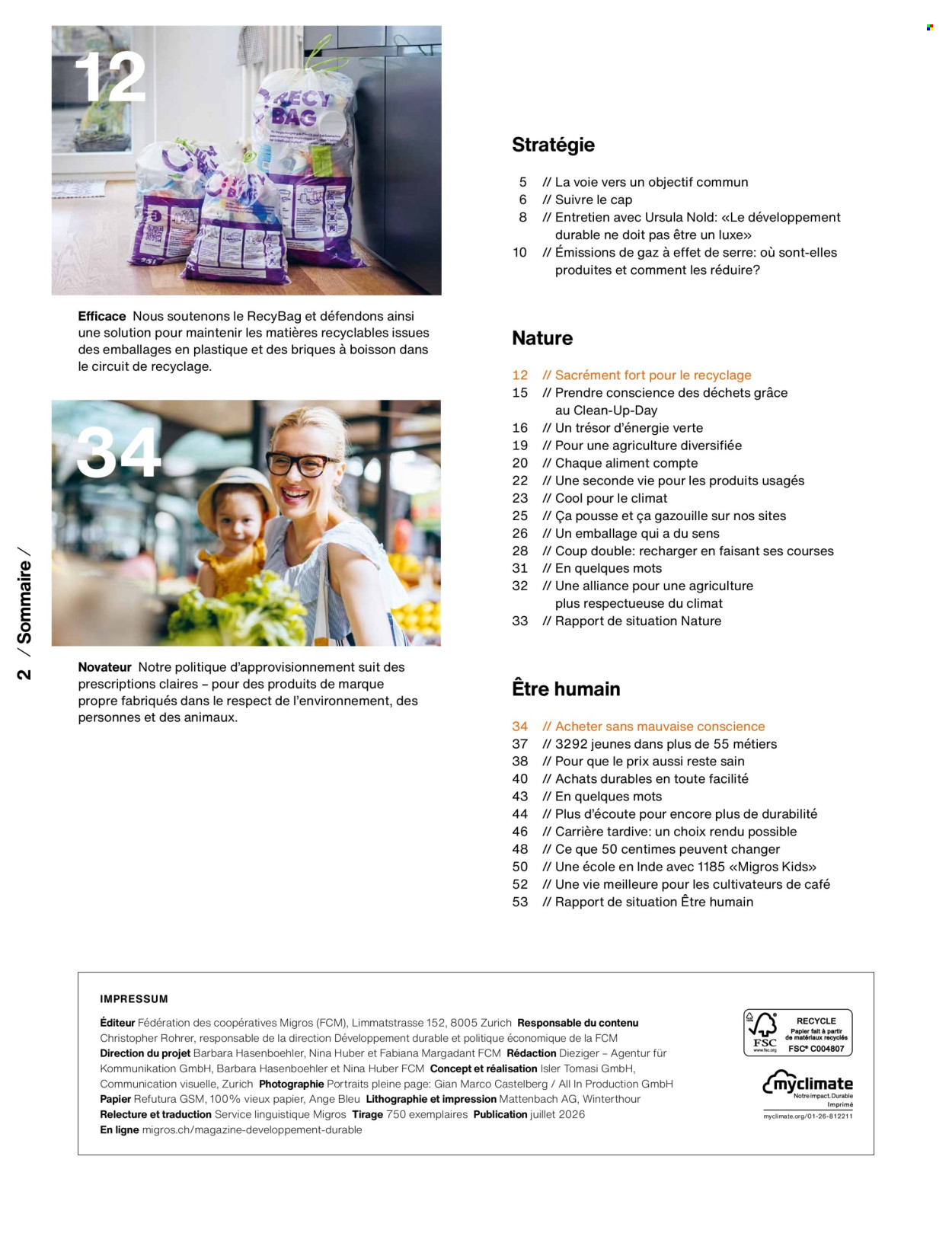 Catalogue Migros. Page 4. Page 4