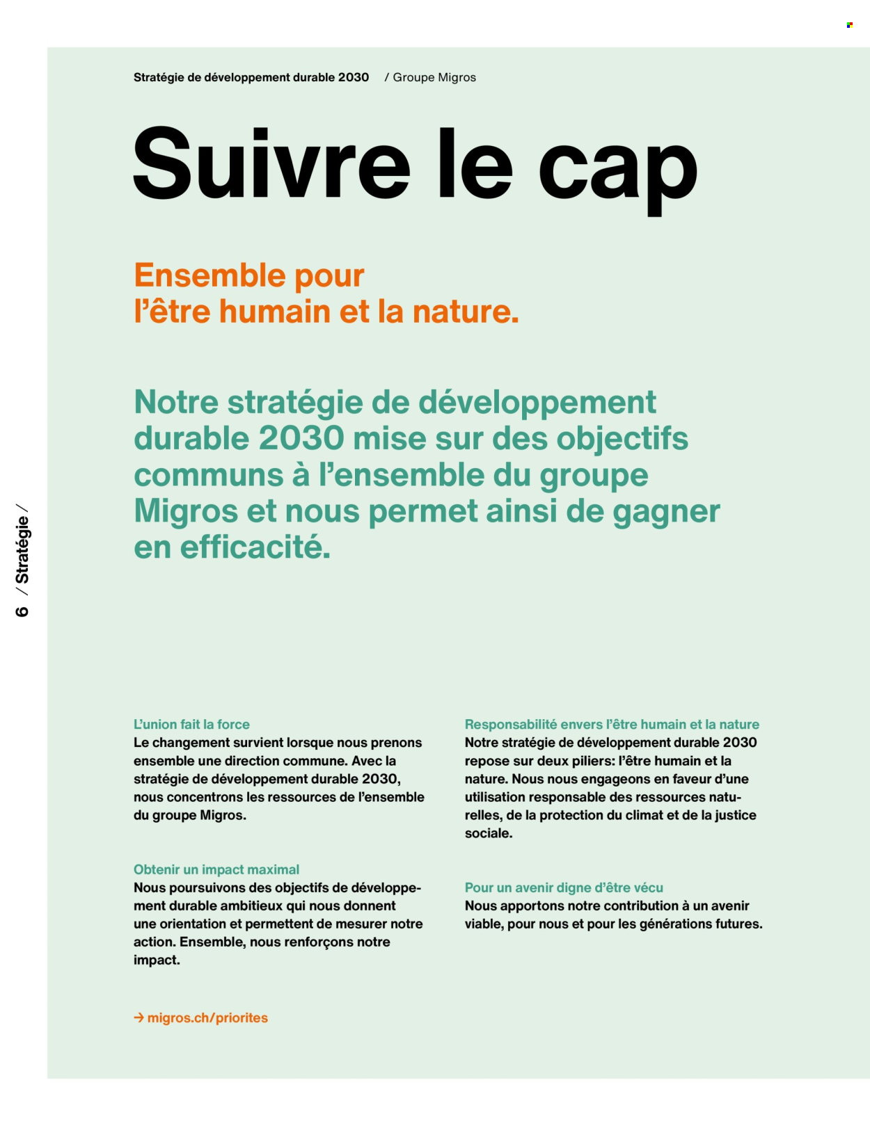 Catalogue Migros. Page 8. Page 8