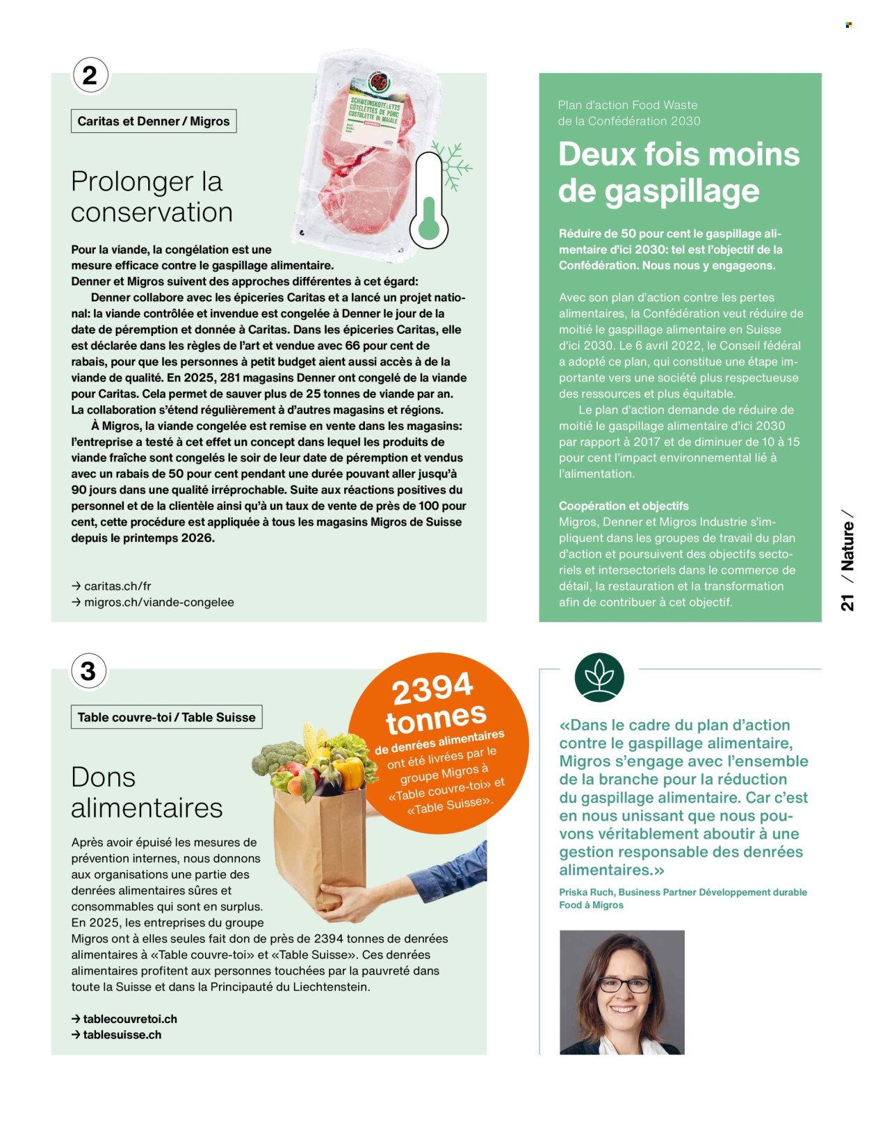 Catalogue Migros. Page 23. Page 23