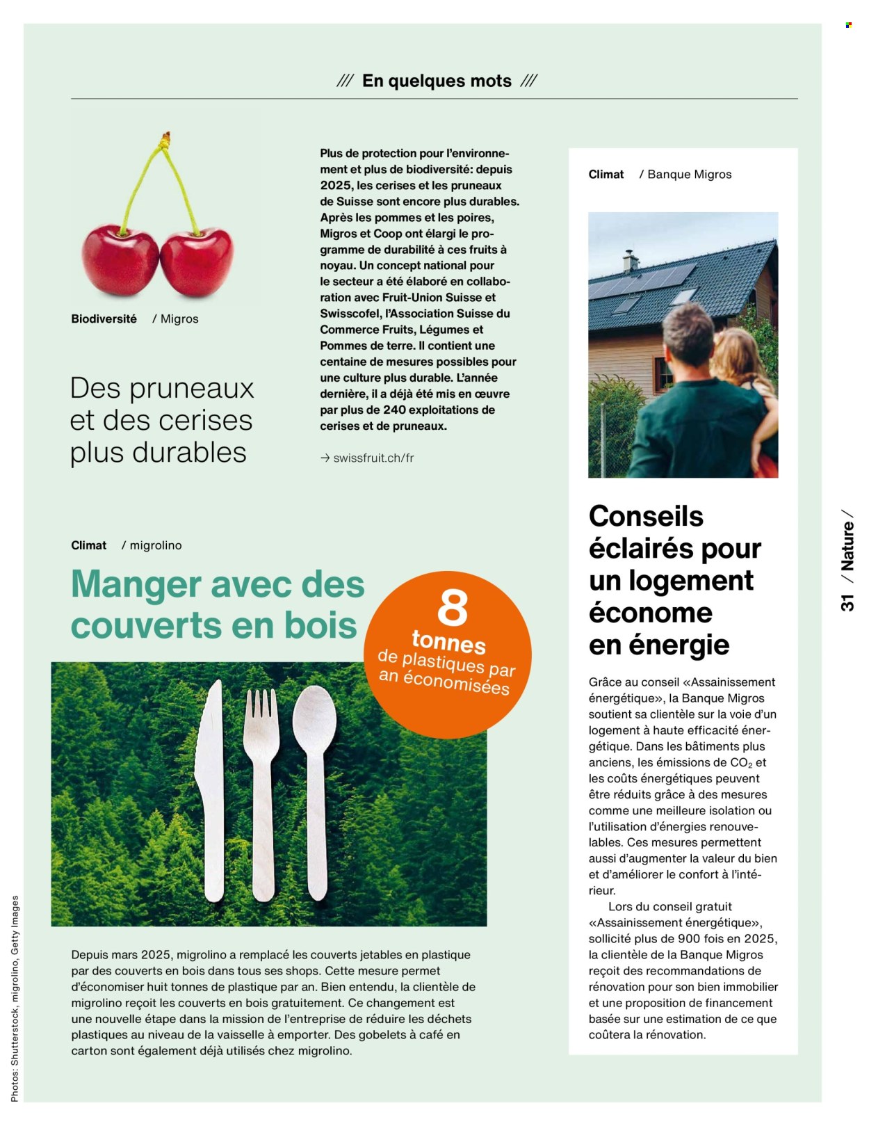 Catalogue Migros. Page 33. Page 33