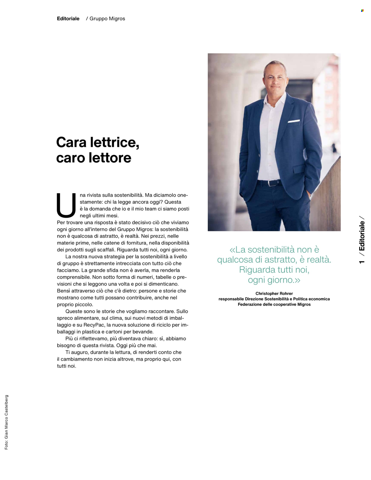Catalogue Migros. Page 3. Page 3