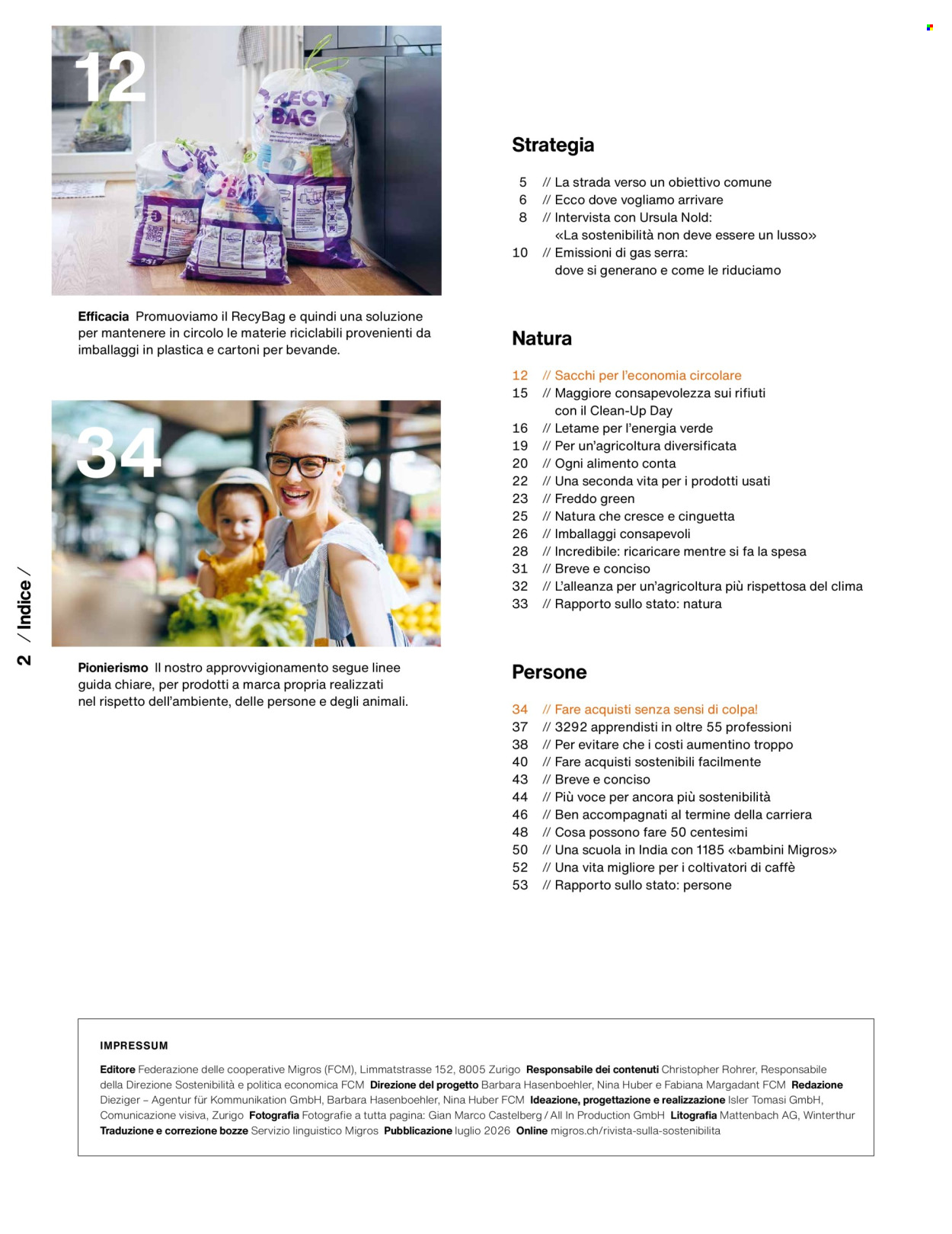 Catalogue Migros. Page 4. Page 4