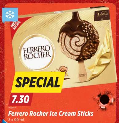 Ferrero Rocher Ice Cream Sticks