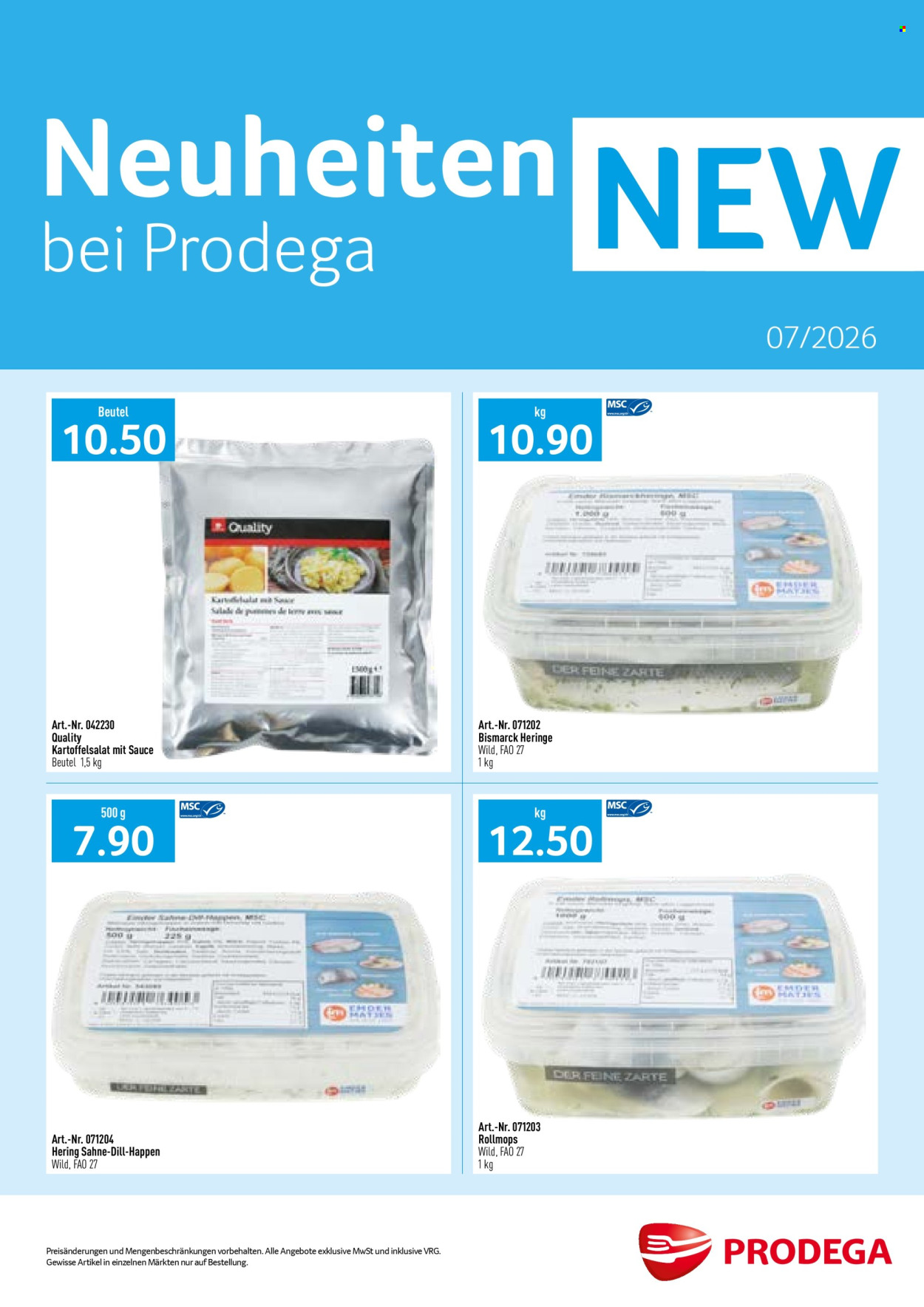 Catalogue Prodega - 1.7.2026 - 31.7.2026. Page 1. Page 1