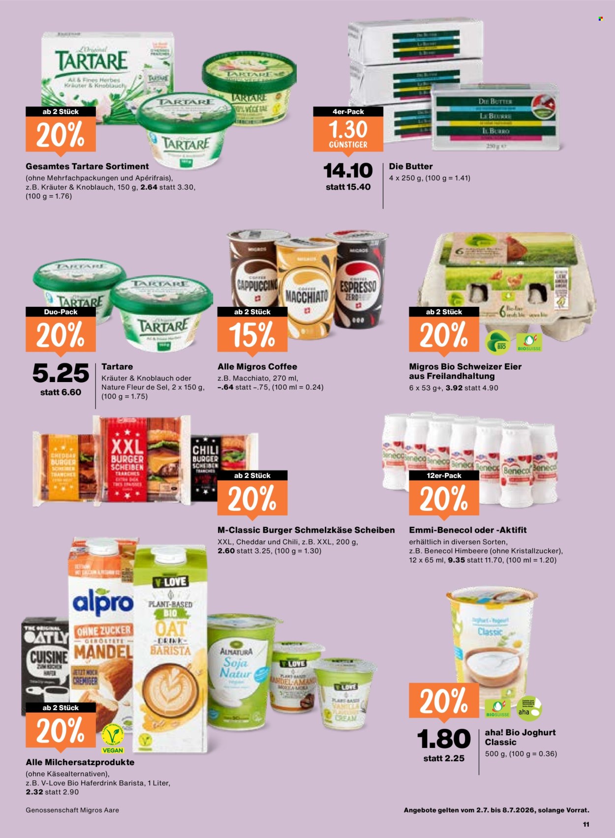 Catalogue Migros - 2.7.2026 - 8.7.2026. Page 11. Page 11