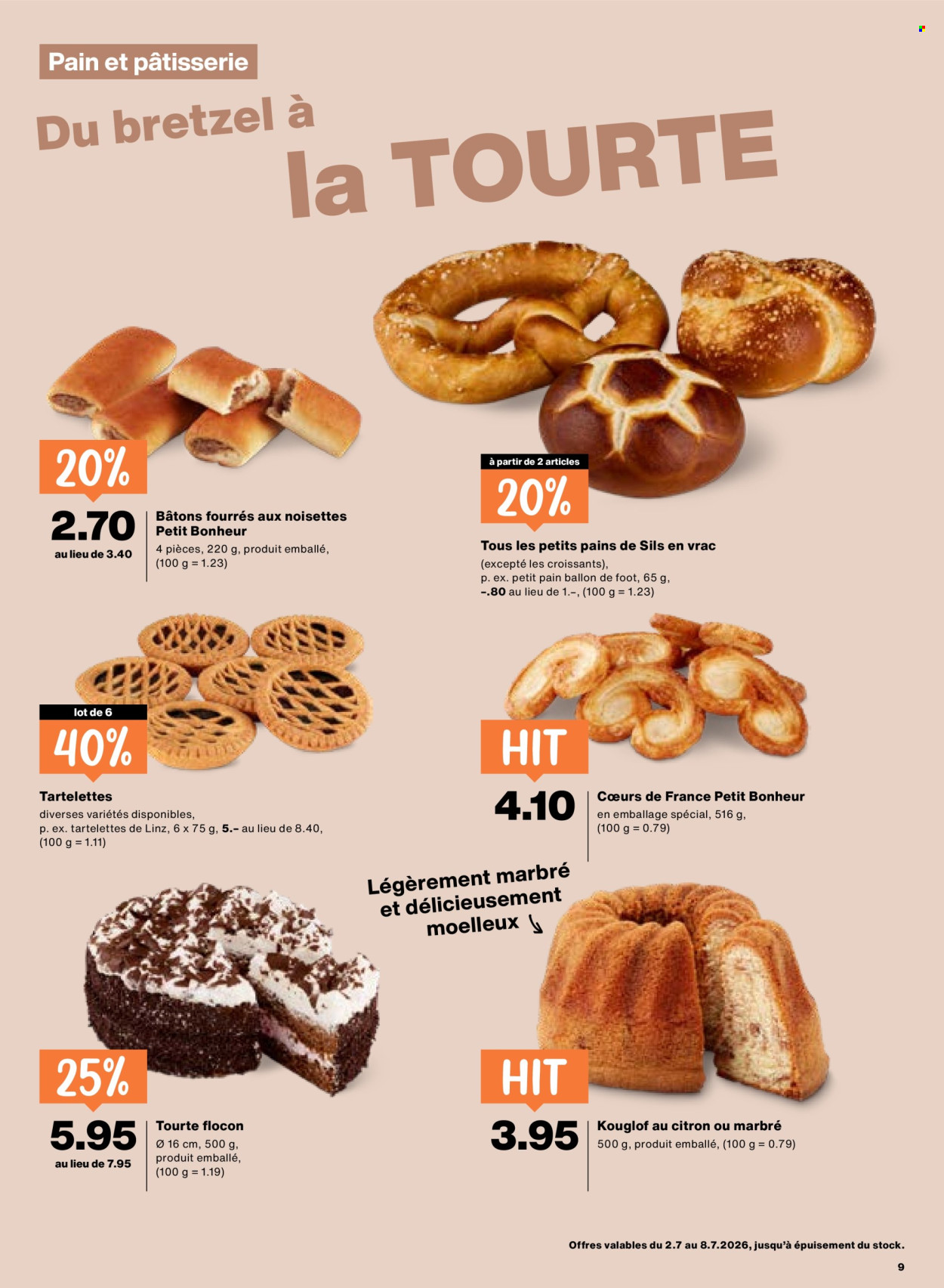 Catalogue Migros - 2.7.2026 - 8.7.2026. Page 9. Page 9