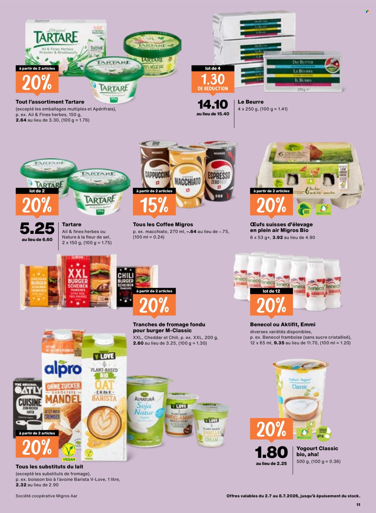 Catalogue Migros - 2.7.2026 - 8.7.2026. Page 11. Page 11