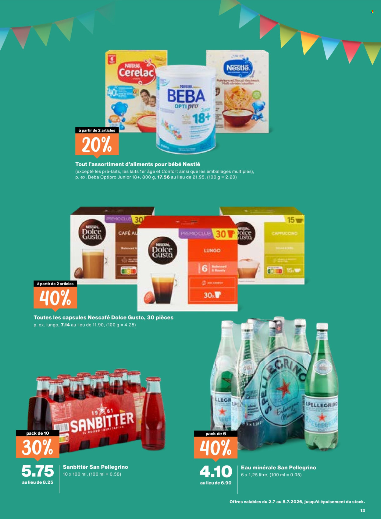 Catalogue Migros - 2.7.2026 - 8.7.2026. Page 13. Page 13