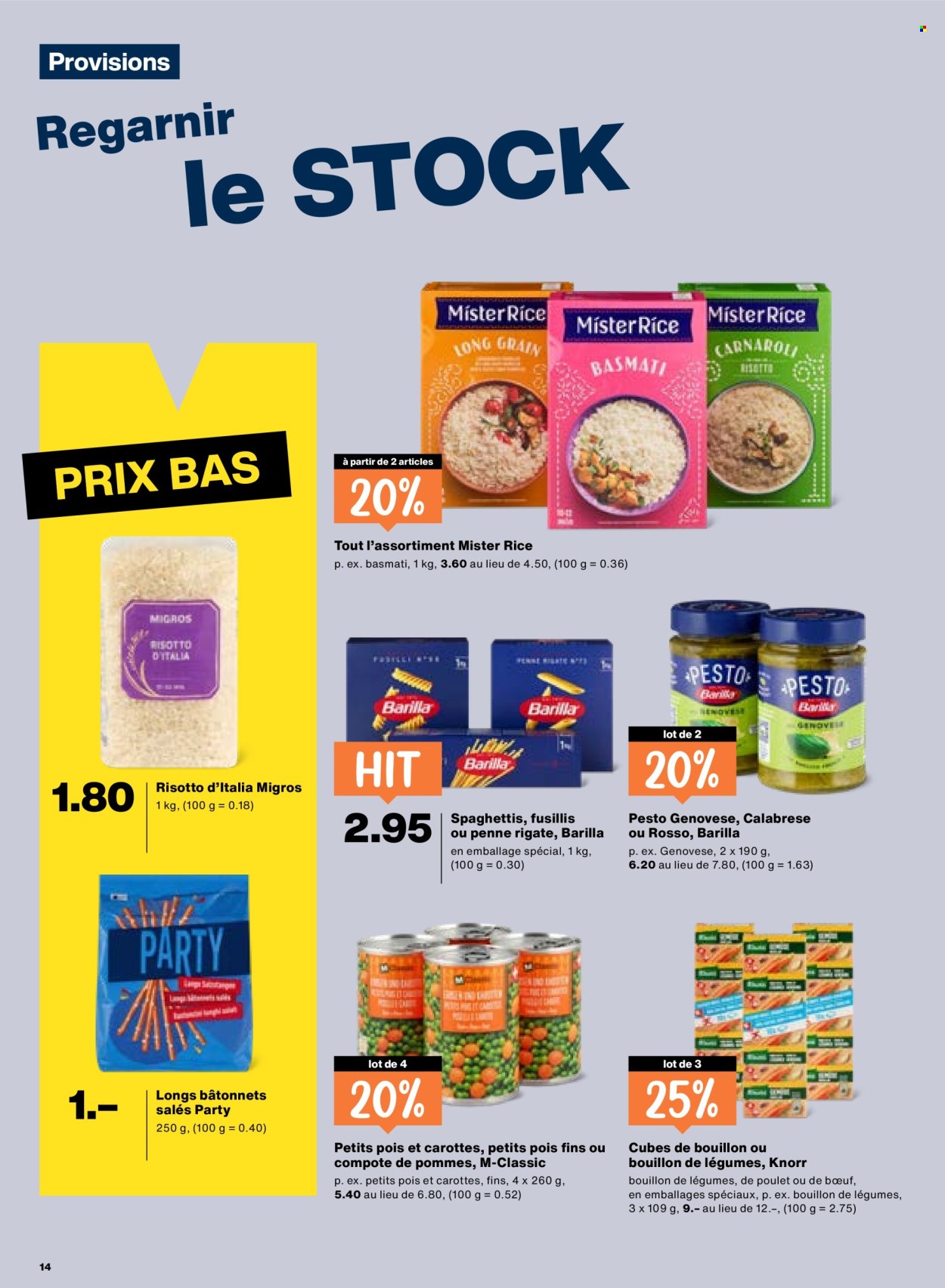 Catalogue Migros - 2.7.2026 - 8.7.2026. Page 14. Page 14