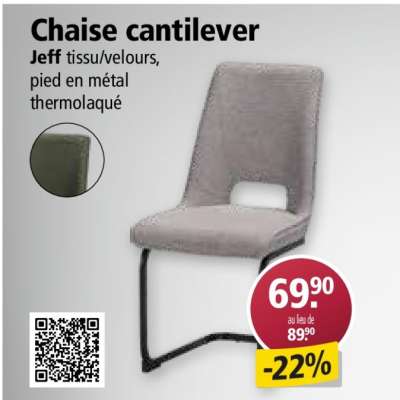 Chaise cantilever