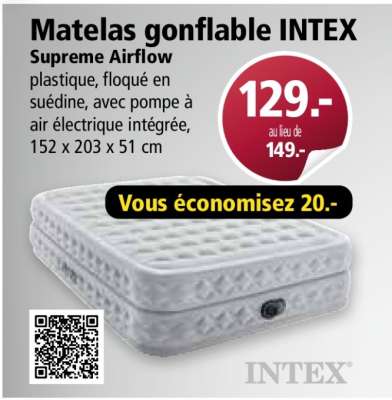Matelas gonflable INTEX
