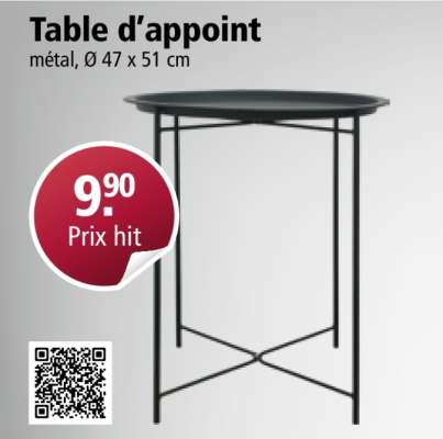 Table d’appoint
