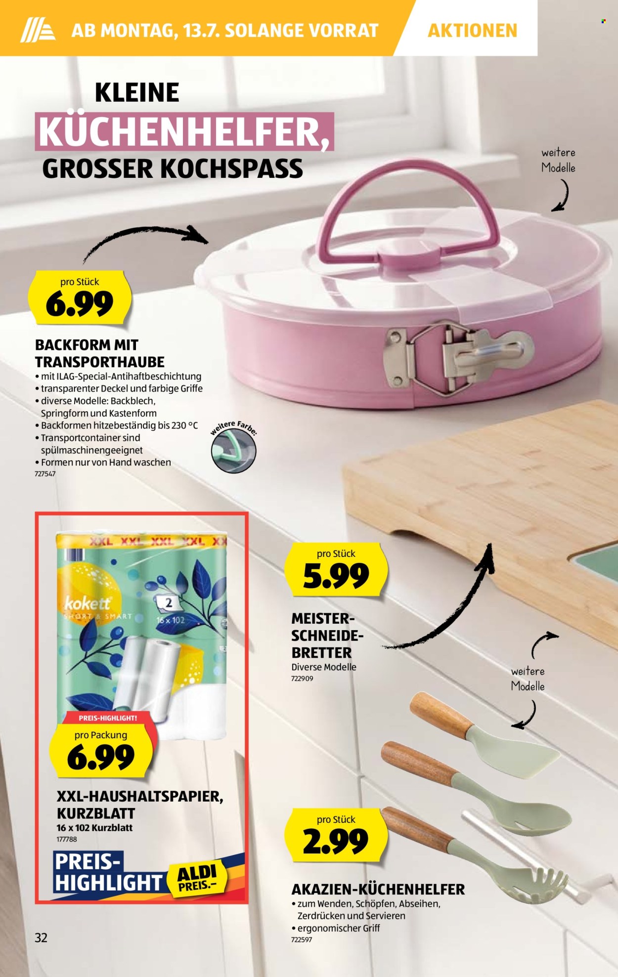 Catalogue Aldi - 9.7.2026 - 15.7.2026. Page 32. Page 32
