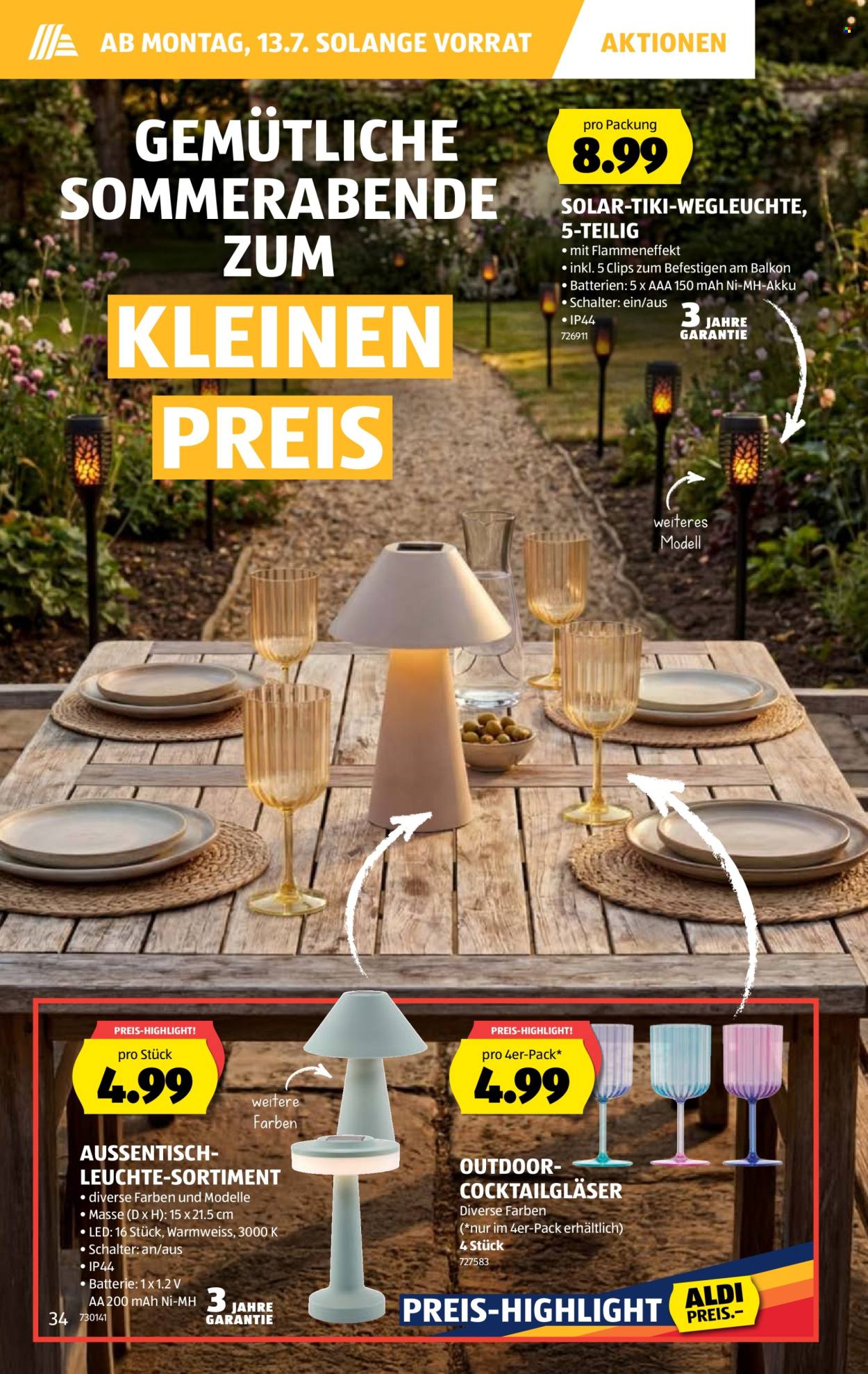 Catalogue Aldi - 9.7.2026 - 15.7.2026. Page 34. Page 34