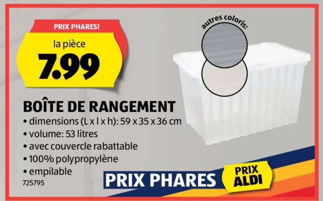 BOÎTE DE RANGEMENT